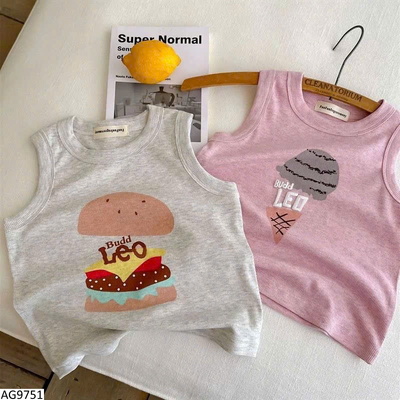 AG9751 ÁO SÁT NÁCH HỌA TIẾT CUTE CHO BG