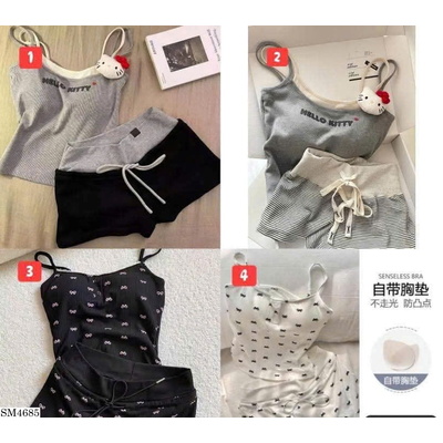SM4685 BỘ ĐỒ NGỦ HAI DÂY