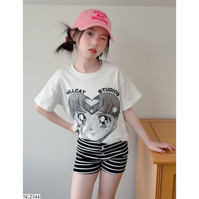 SG2344 SET QUẦN ÁO THỦY THỦ MIX SHORT KẺ