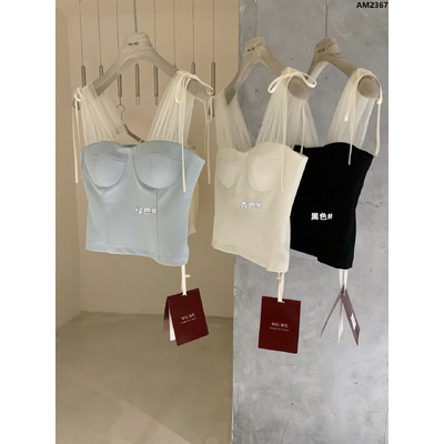 AM2367 ÁO CORSET PHỐI LƯỚI BUỘC VAI NỮ TÍNH W.G.W.E
