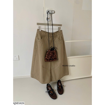 QM5929 QUẦN SHORT DENIM NỮ DÁNG RỘNG