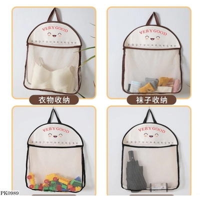 PK0989 SET 3 TÚI LƯỚI ĐỰNG ĐỒ TREO TƯỜNG