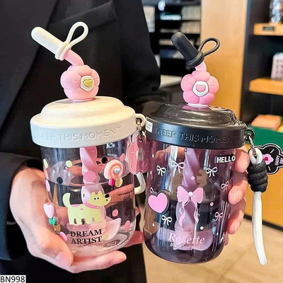 BN998 BÌNH NƯỚC HỌA TIẾT CUTE