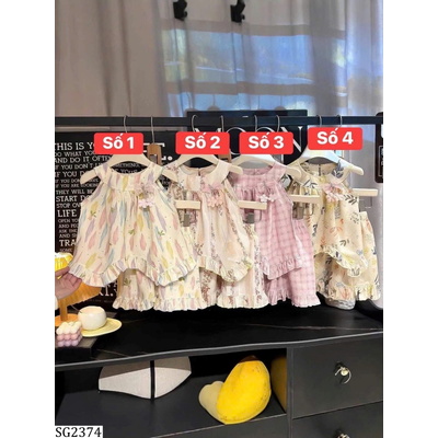 SG2374 BỘ MẶC NHÀ HỌA TIẾT