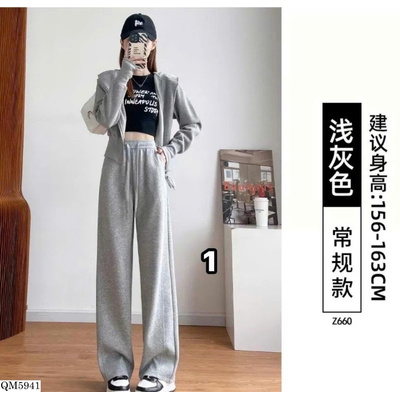 QM5941 QUẦN NỈ THỂ THAO DÁNG RỘNG
