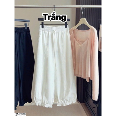 QM5938 QUẦN ỐNG RỘNG  DÁNG SUÔNG CHO NỮ