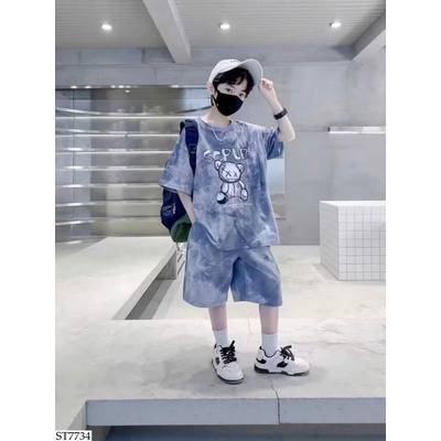 ST7734 BỘ SHORT GẤU CHO BÉ TRAI