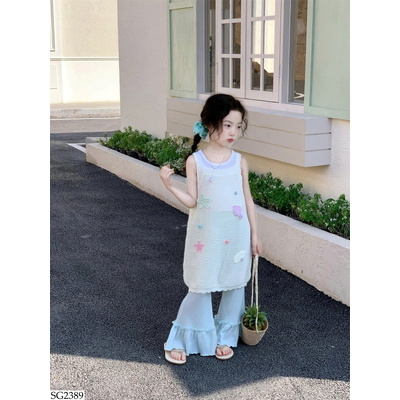 SG2389 SET 3 CHI TIẾT ÁO LƯỚI XINH CHO BÉ