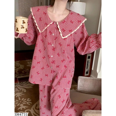 SM4731   BỘ MẶC NHÀ DÀI TAY CHO NỮ