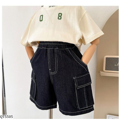 QT5505 QUẦN SHORT DENIM TÚI HỘP