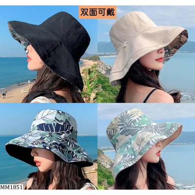 MM1851  MŨ VẢI VÀNH RỘNG 2 MẶT