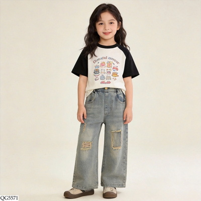 QG5571 BST QUẦN JEAN CHO BÉ HÃNG PREMIUM ICON