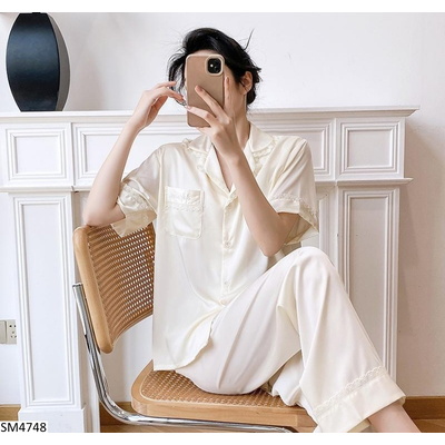 SM4748 BỘ PIJAMA VIỀN BÈO CHO NỮ