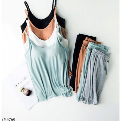 SM4760 BỘ 2 DÂY COTTON KÈM BRA