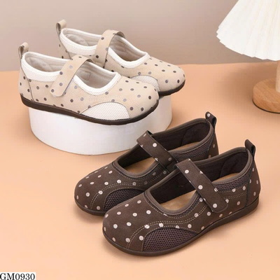 GM0930 GIÀY LƯỜI CHẤM BI NỮ