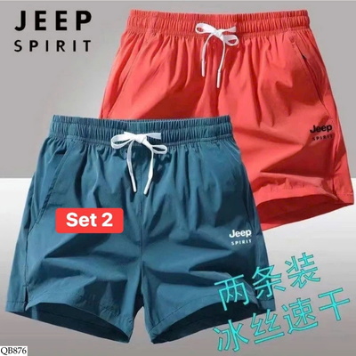 QB876 SET 2 QUẦN THỂ THAO NAM JEEP