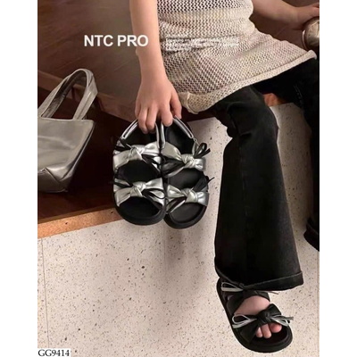 GG9414 SANDAL QUAI ĐÍNH NƠ BG