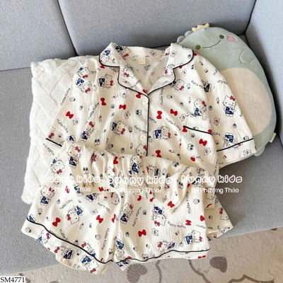 SM4771 BỘ PIJAMA KITTY CHO NỮ