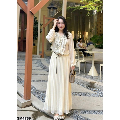 SM4769 SET VÁY DÁNG DÀI NHÀ KASLEAD