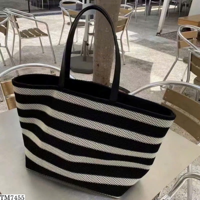 TM7455 TÚI TOTE KẺ SỌC PHONG CÁCH HÀN