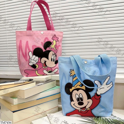 TM7456 TÚI VẢI CANVAS MINNIE MICKEY