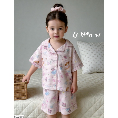 SG2444 PIZAMA THÔ ĐŨI DỄ THƯƠNG LINANXI
