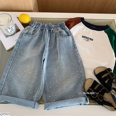 QT5515 QUẦN JEAN SUÔNG BLING