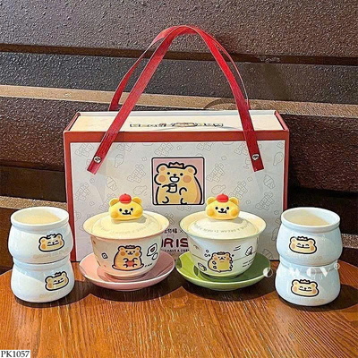 PK1057 SET TRÀ GẤU 3 MÓN SIÊU CUTE