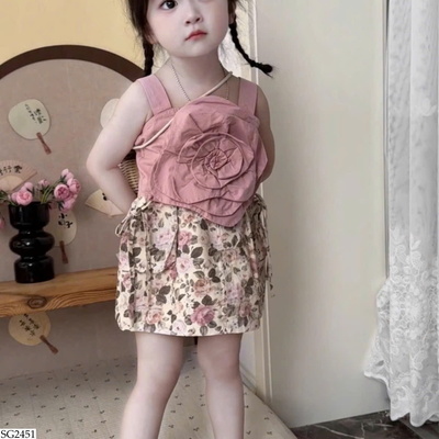 SG2451 SET 2 DÂY HOA CHO BÉ GÁI