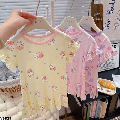 V9828 VÁY NGỦ CHO BÉ GÁI