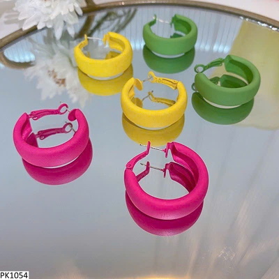 PK1054 KHUYÊN TAI MÀU SẮC CHO NỮ