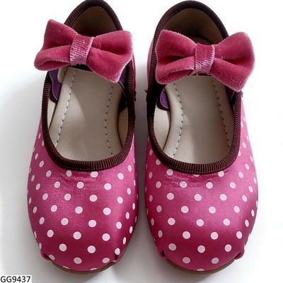 GG9437 GIÀY BÚP BÊ NƠ CHẤM BI CHO BG