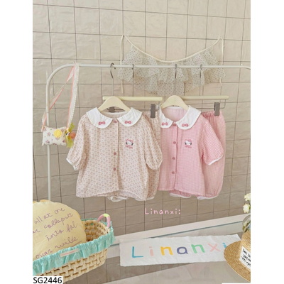 SG2446 BỘ MẶC NHÀ KITTY CHO BÉ