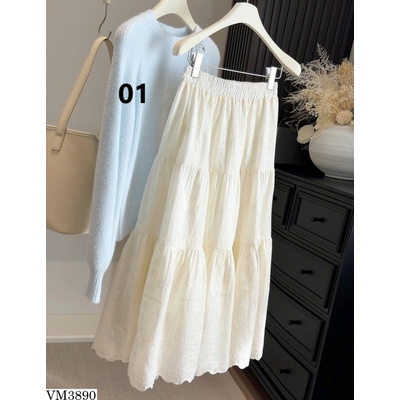 VM3890 CHÂN VÁY MIDI KIỂU DÁNG MỚI