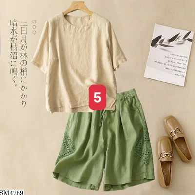 SM4789 BỘ SHORT THUN GIẢN DỊ