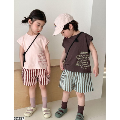 SD387 SÉT TANKTOP MIX QUẦN SỌC