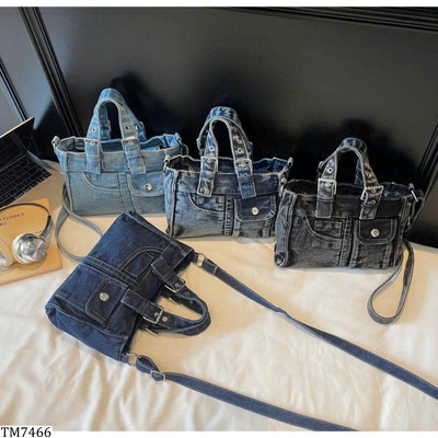 TM7466  TÚI ĐEO CHÉO DENIM