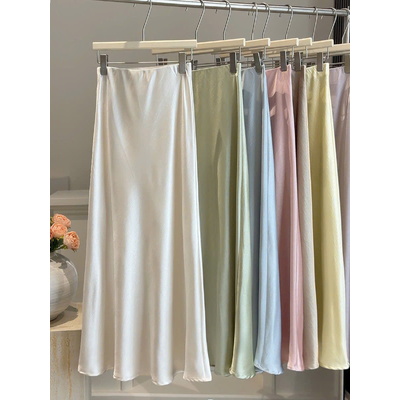 VM3895 CHÂN VÁY LỤA