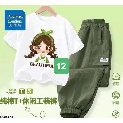 SG2474 BỘ BÉ GÁI Jeanswest