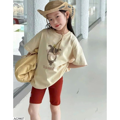 AG9807 ÁO THUN CHẤT COTTON CO GIÃN CHO BÉ AMBB