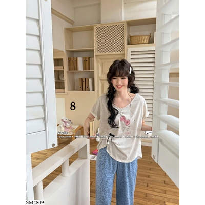 SM4809 BỘ NGỦ MẶC NHÀ CHO NỮ