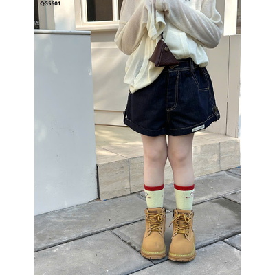 QG5601 QUẦN SHORT DENIM BÉ GÁI AMBB