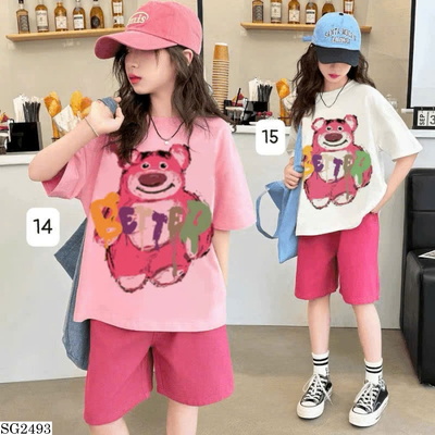 SG2493 BỘ ĐỒ THUN FORM RỘNG BÉ GÁI