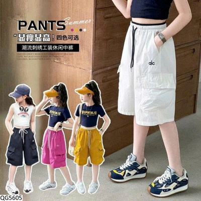QG5605 QUẦN SHORT TÚI HỘP BÉ GÁI