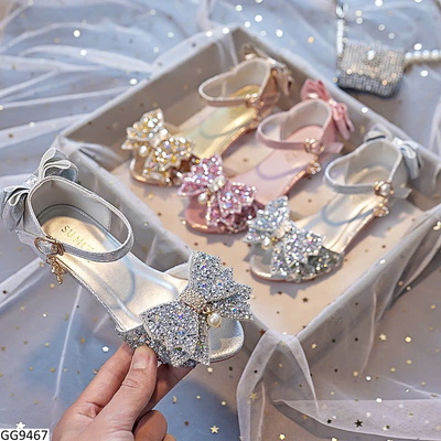 GG9467 SANDAL NƠ CHO BG