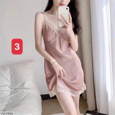 VM3906 VÁY NGỦ 2 DÂY CHO NỮ