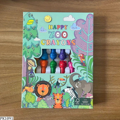 PK1091 HỘP 12 MÀU SÁP CHO BÉ