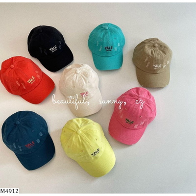 M4912 MŨ LƯỠI TRAI THÊU CHỮ YALE