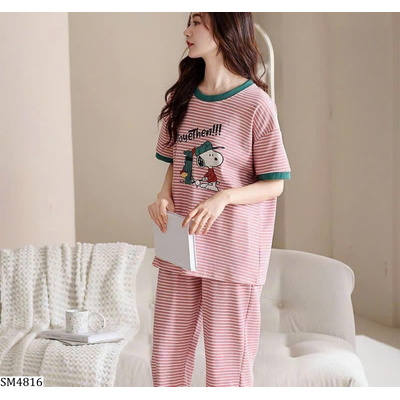 SM4816  BỘ NGỦ KẺ QUẦN DÀI