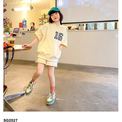 SG2527 SET HOODIE BÉ GÁI
